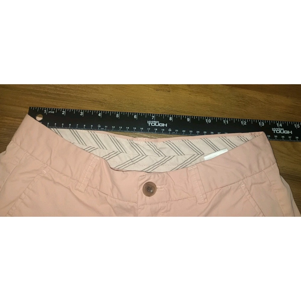 UNIQLO Women's Pink Chino Shorts Size 0 Cotton Classic Fit Mid Rise Pockets - Picture 11 of 13